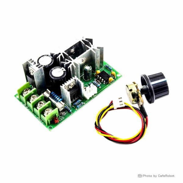 ماژول کنترل دور موتور PWM Motor Control 30A همراه با نمایشگر دیجیتال درصد سرعت مدل BLH-80276